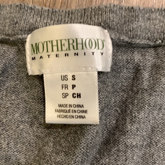 Motherhood Maternity, gray sweater, size small - Picture 2 of 2
